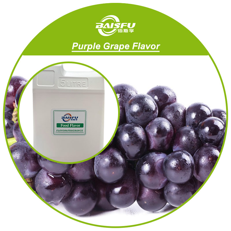 Baisfu Natural Plant Extract Grape Powder/Liquid Flavor 50ml Stevia Drop With Raspberry And Grape Essence