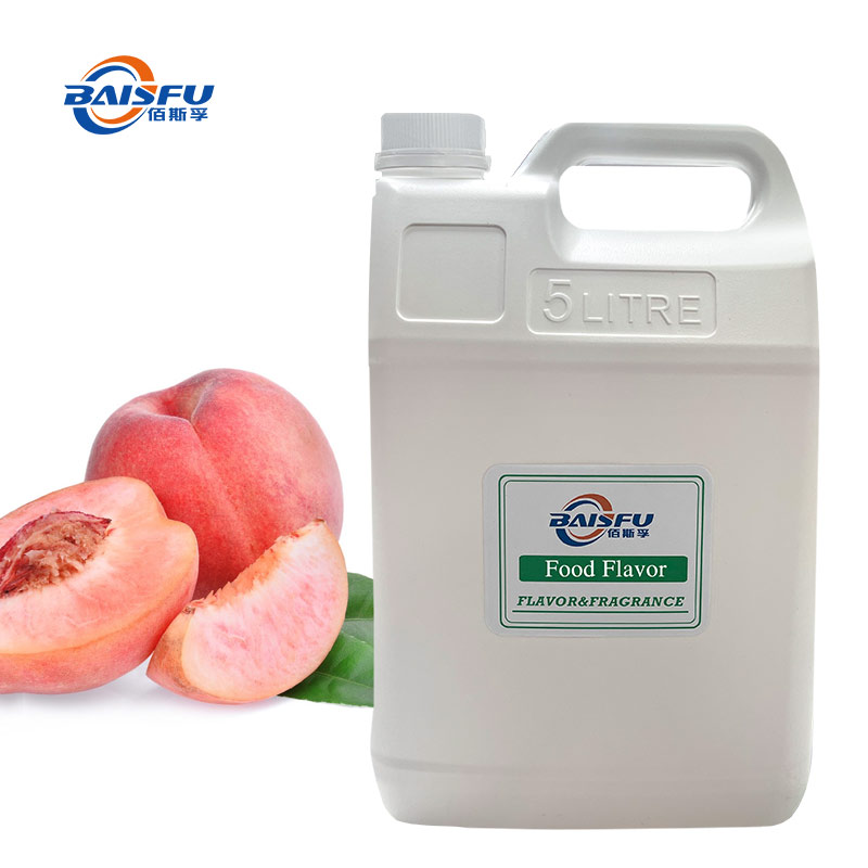Baisfu Peach Powder/Liquid Flavor Food Additive High Concentration For Candy Beverages And Jelly