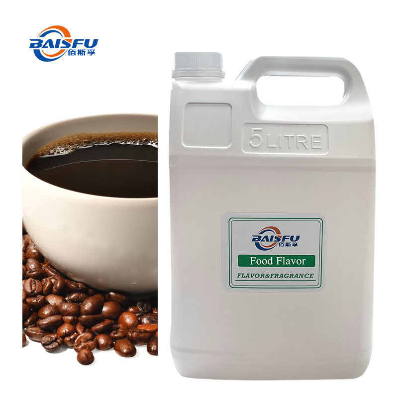 A Hot Coffee Oil Liquid Flavoring Used in Baking and Beverages