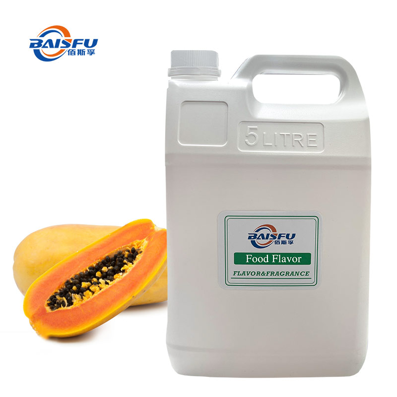 Standard Grade for Baking and Beverages Natural Tropical Fruit Essence Concentrated in Water and Oil Soluble Papaya Powder/Liquid Flavor