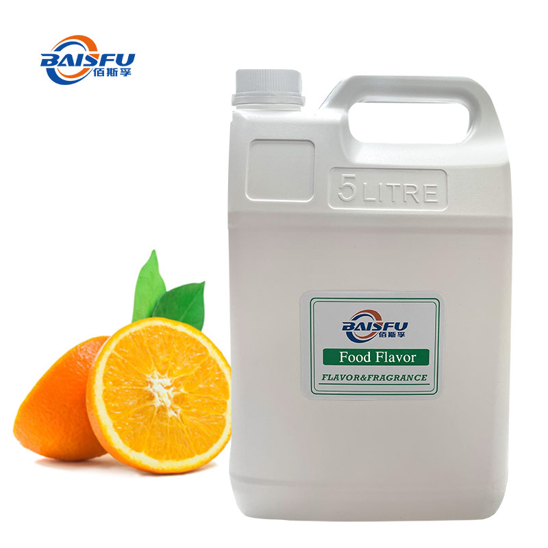BAISFU Manufacturer Direct Sale of Orange Flavor Emulsion Liquid Natural Orange Flavor Powder High-Quality Sweet Orange Oil Food Flavor