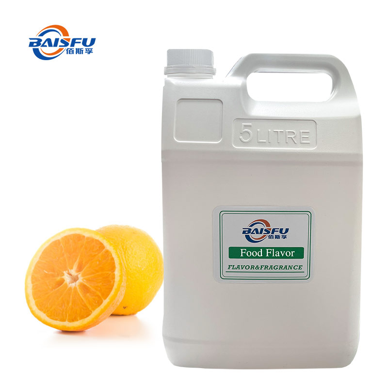 BAISFU Factory wholesale Bulk Free Sample Orange Flavor Private Label Orange Peeling Pure Natural Organic Sweet Orange Flavor Liquid