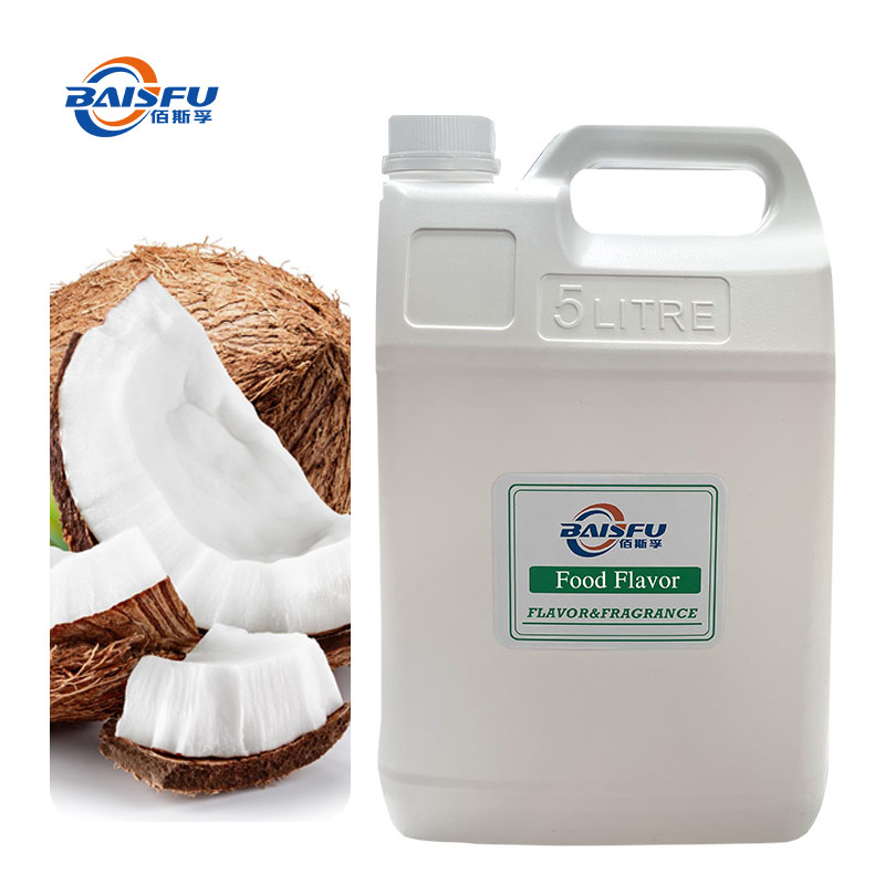BAISFU Food Grade Emulsified Coconut  Powder/Liquid Flavor  for Juice Beverage  Milk Tea Spice Added Food Flavor