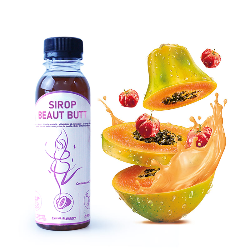 OEM 200ML Appetite Booster Weight Gain Syrup Fast Thicker Butt Stimulant Multivitamin Drink Supplement Buttock Boosting Syrup Dream Shape